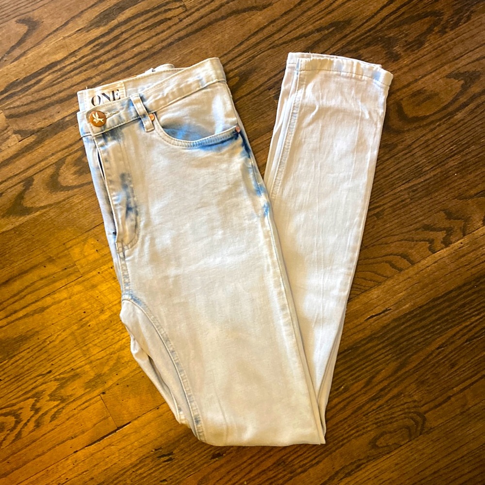 One Teaspoon Runaways Low Waist Drop Crotch Jeans